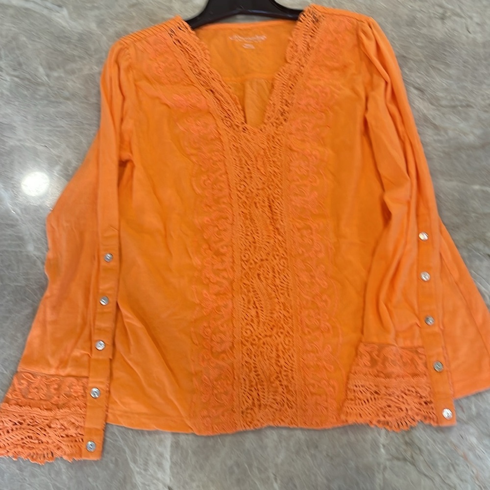 Soft Surroundings long sleeve gorgeous top - Picture 9 of 11